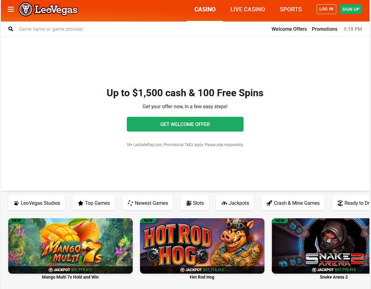 Leo Vegas Casino